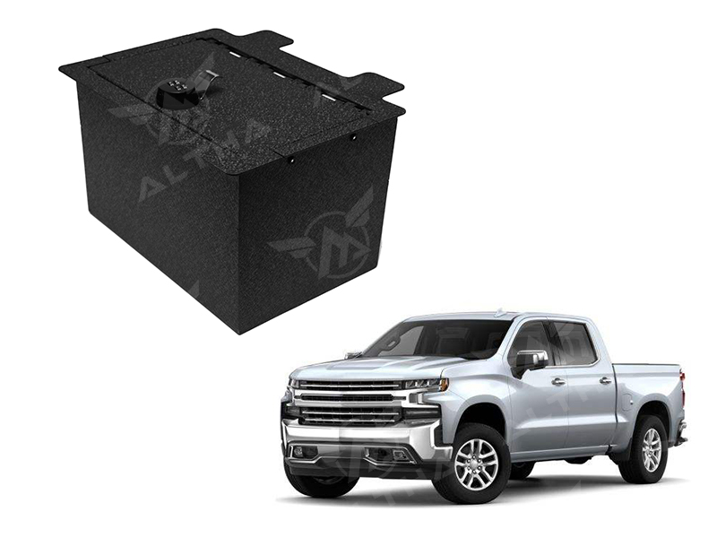 Console safe For 2019 Up Chevrolet Silverado & Gmc Sierra 1500 Series Plus 2020-2021 All Series