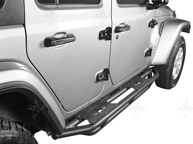 Jeep Wrangler Carbon Steel Side Steps