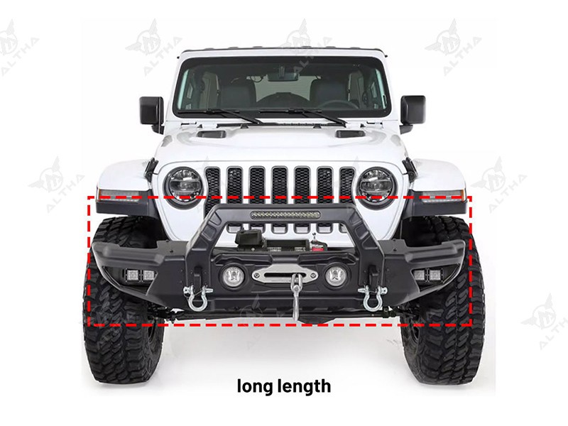 Jeep Wrangler JL Carbon Steel Front Bumper