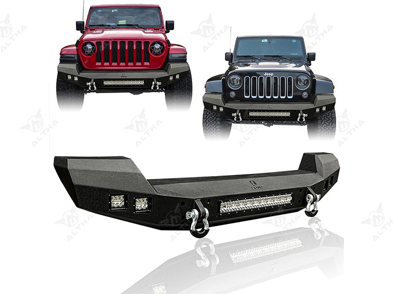 Jeep Wrangler Front Bumper with Lights