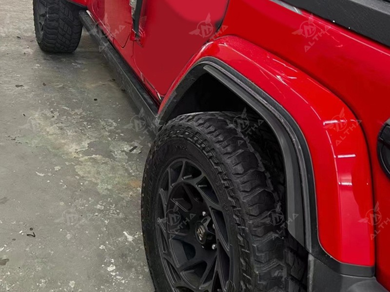 ABS Wide Fender Flares for Jeep Wrangler JL 2018-2023