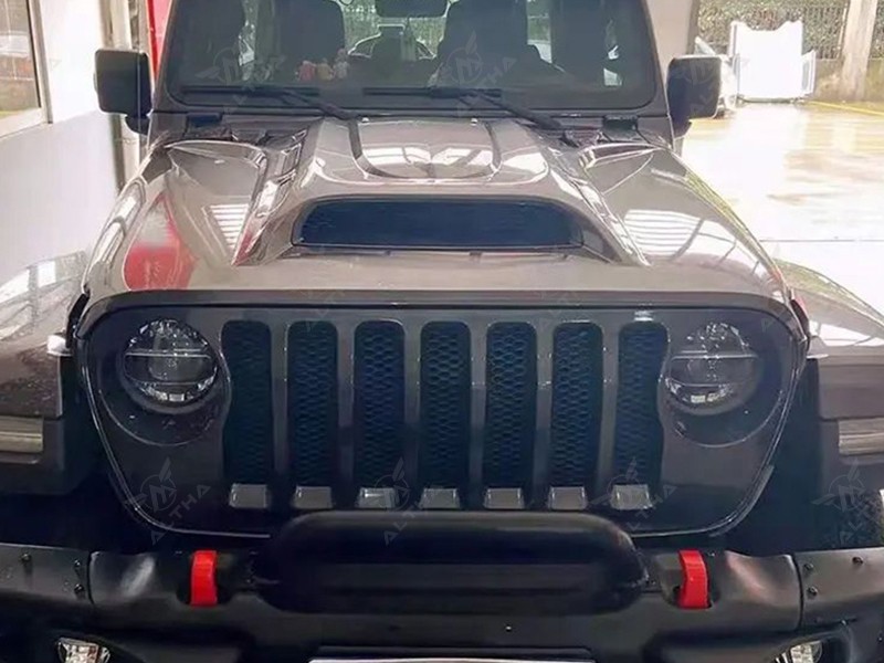 Jeep Wrangler JK Hood with Functional Air Vents