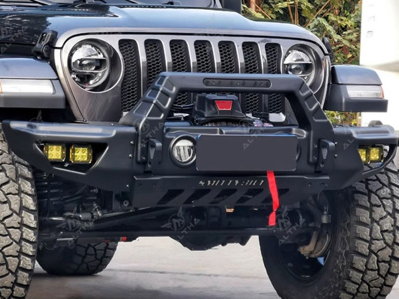 Jeep Wrangler JL Carbon Steel Front Bumper