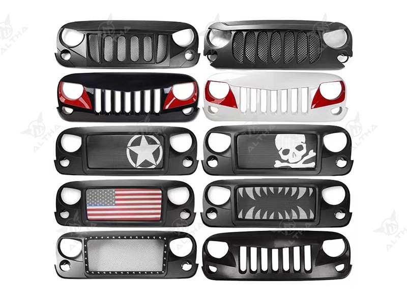 Multi-pattern Design Front Grille for Jeep Wrangler JK