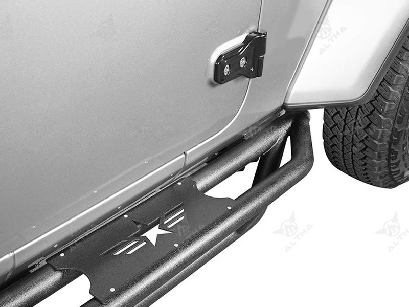 Jeep Wrangler Carbon Steel Side Steps