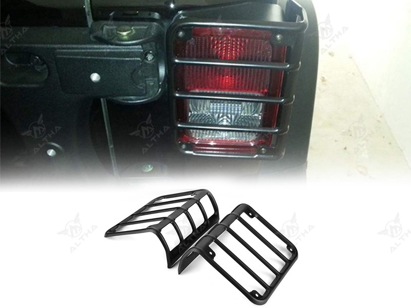 Stainless Steel Taillight Cover for Jeep Wrangler JK