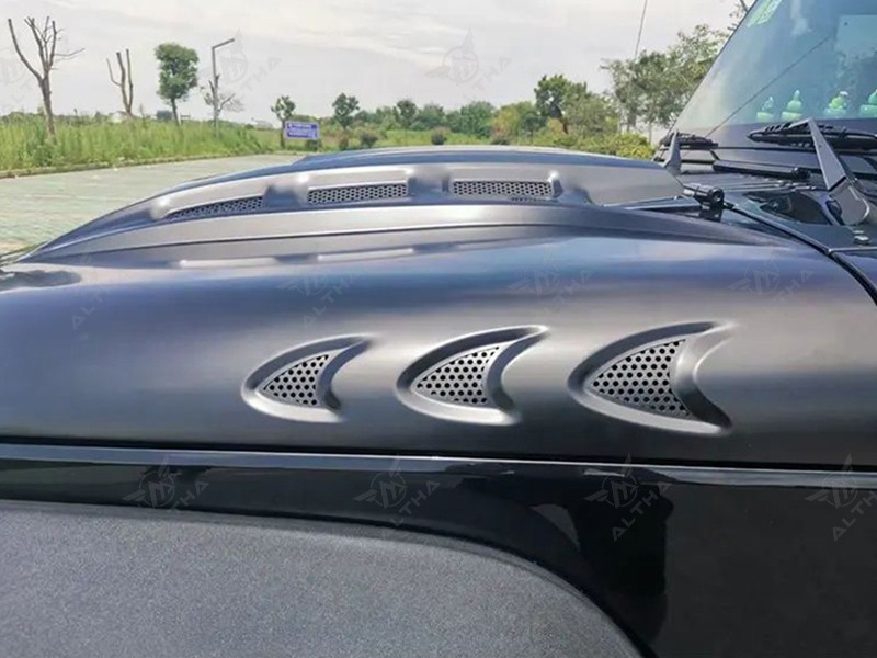 Jeep Wrangler JK Hood with Functional Air Vents