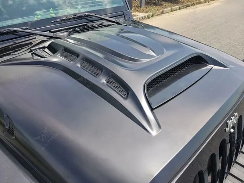 Jeep Wrangler JK Hood with Functional Air Vents