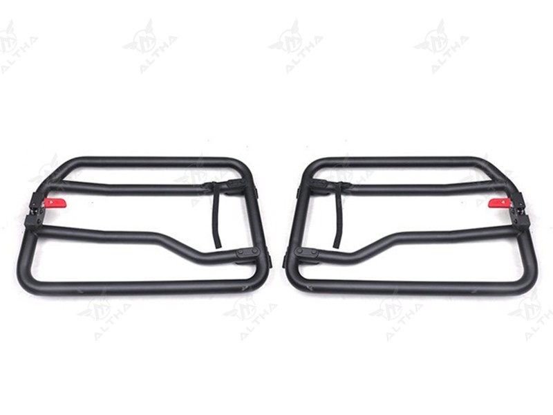 Jeep Wrangler JL Carbon Steel Tube Doors with Rearview Mirrors