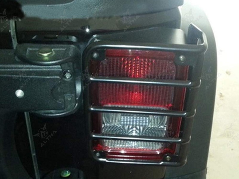 Stainless Steel Taillight Cover for Jeep Wrangler JK