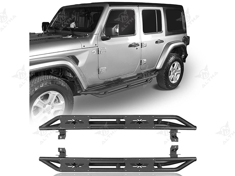 Jeep Wrangler Carbon Steel Side Steps