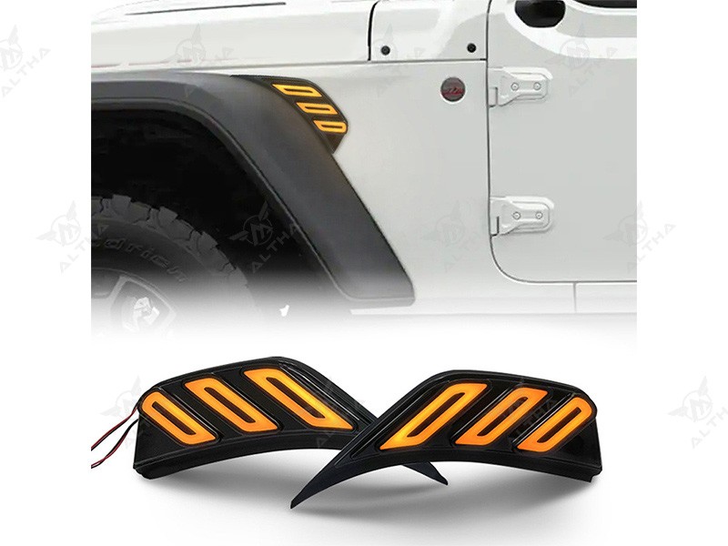 Side Marker Lights for Jeep Wrangler JL 2018-2023