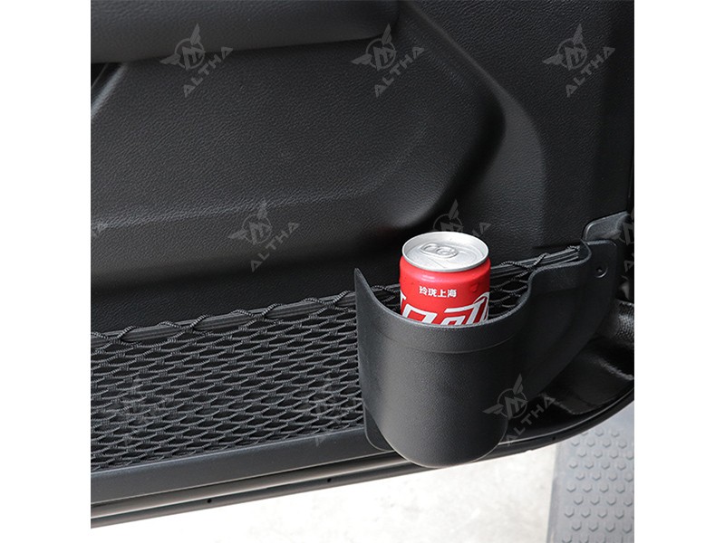 ABS Car Door Water Cup Storage Box for Jeep Wrangler JL 2018-2023