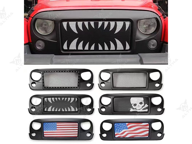 Multi-pattern Design Front Grille for Jeep Wrangler JK