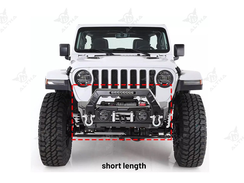 Jeep Wrangler JL Carbon Steel Front Bumper