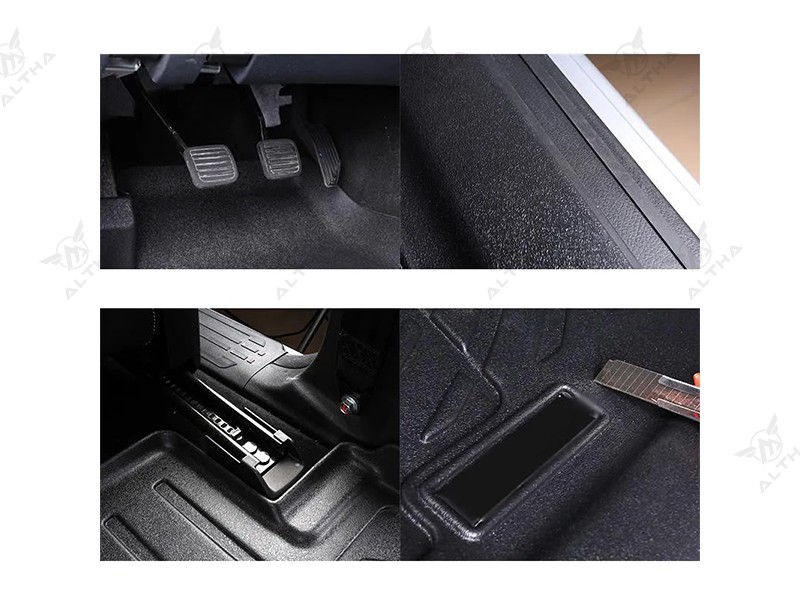 TPE Waterproof Floor Mats for Ford Ranger 2012-2019